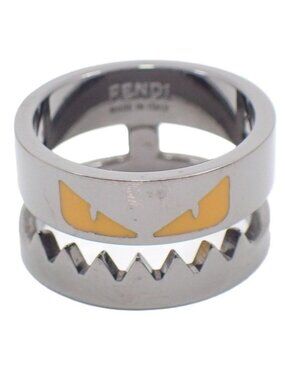 Fendi Bugs Monster Star Ring Silver